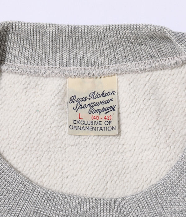 BUZZ RICKSON'S 30th ANNIVERSARY MODEL HORIZONTAL KNITTING HEAVY WEIGHT SWEAT SHIRT