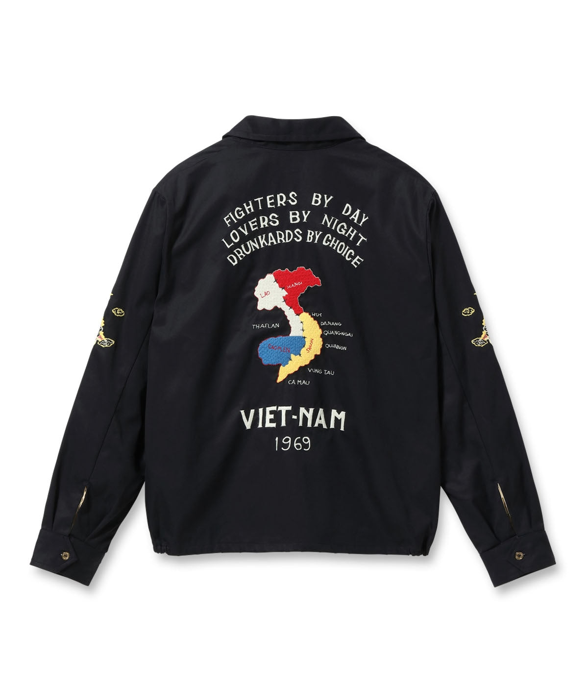 Late 1960s Style Cotton Vietnam Jacket “VIETNAM MAP”