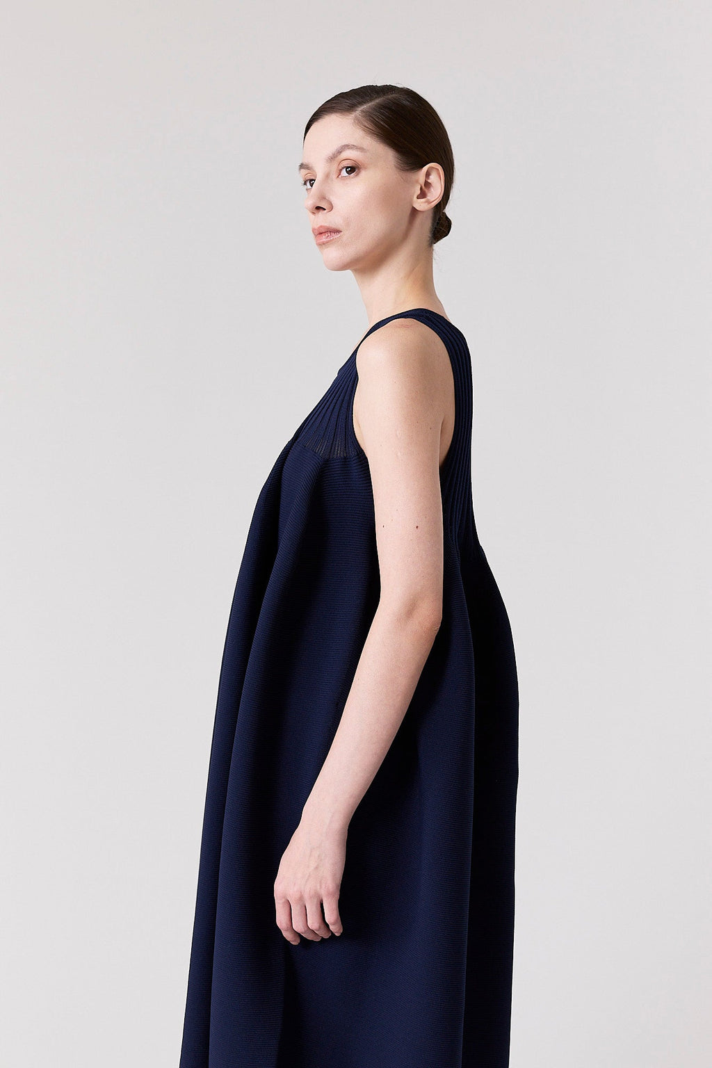 POTTERY LUCENT SLEEVELESS BUST FLARE DRESS