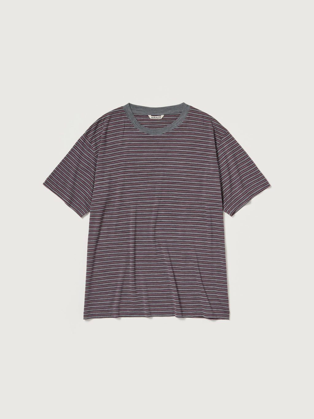 SOFT SMOOTH WOOL STRIPE JERSEY TEE