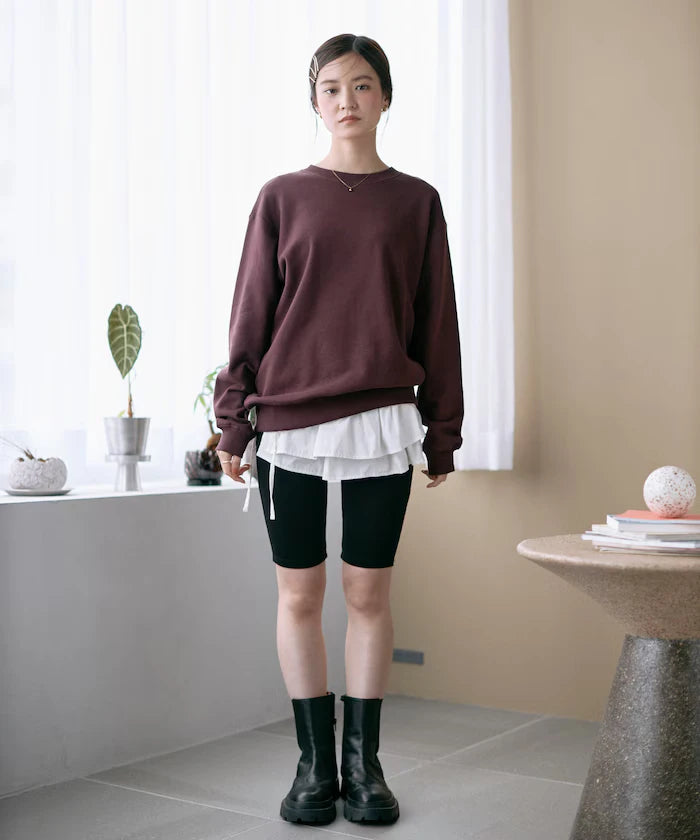 Organic Cotton Multiway Color Sweat / French Terry Sweat / Set Item