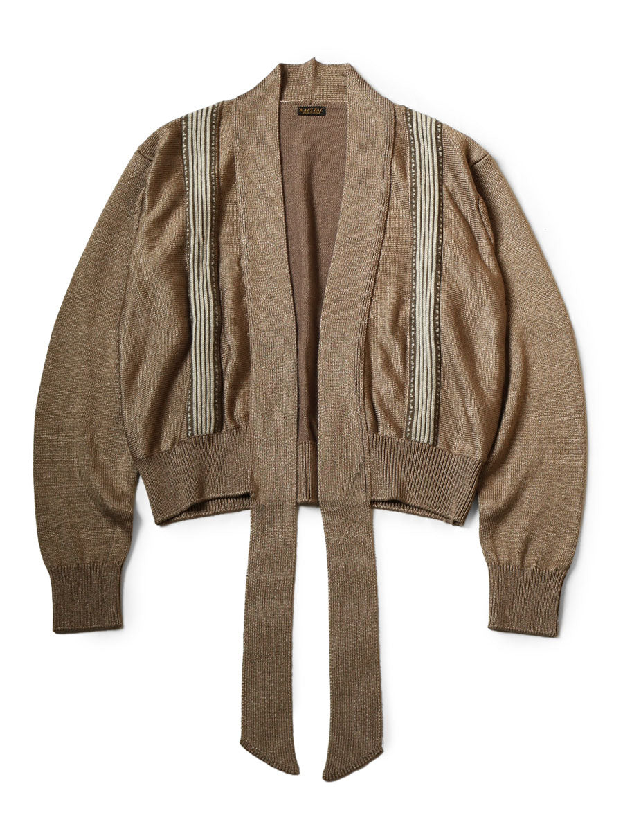 7G Retro Striped Opera Cardigan