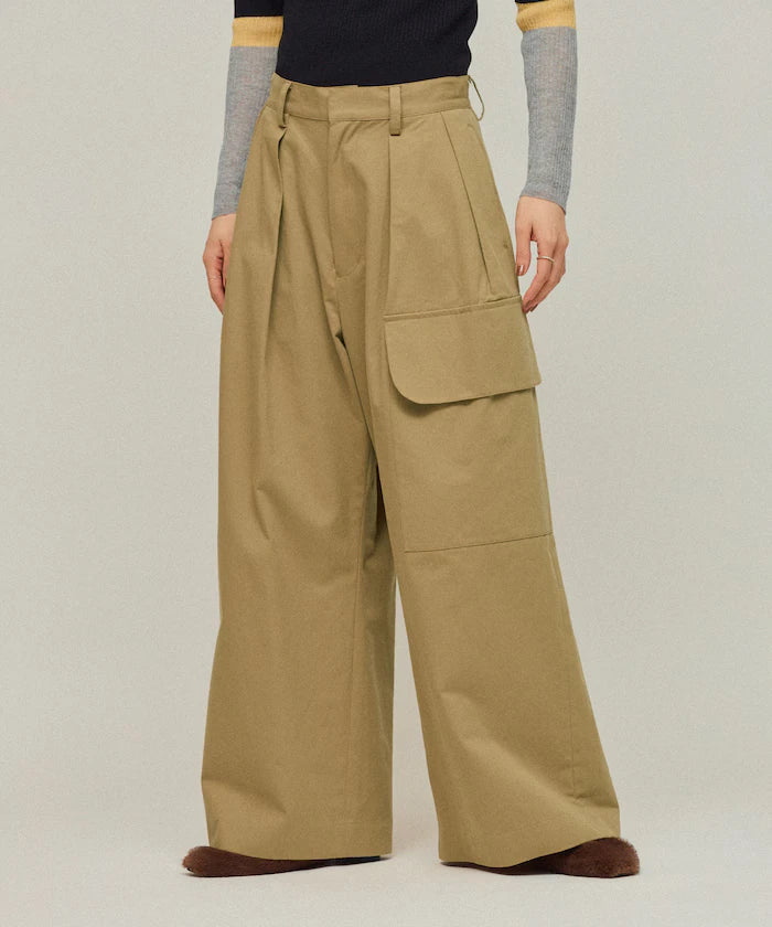 High Count Chino Wide Pants