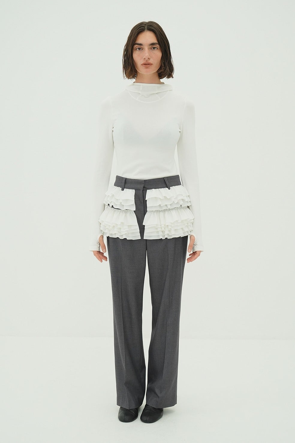 FRILLED SLACKS