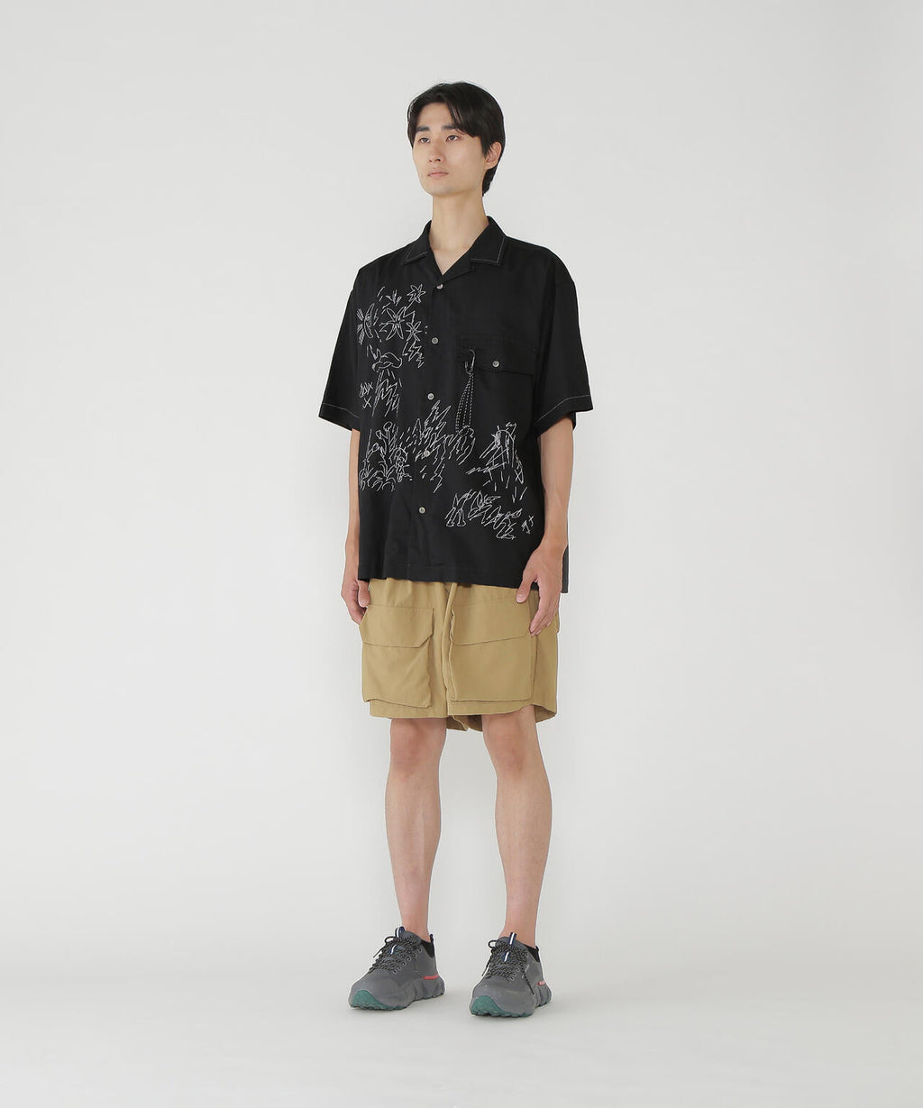 reflective embroidery shirt