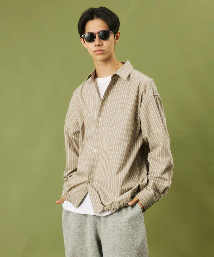 FREAK'S STORE for BEACH & FES Typewriter Spindle Regular Collar Shirt