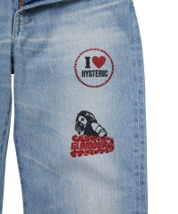 HYS Logo Straight Denim Pants