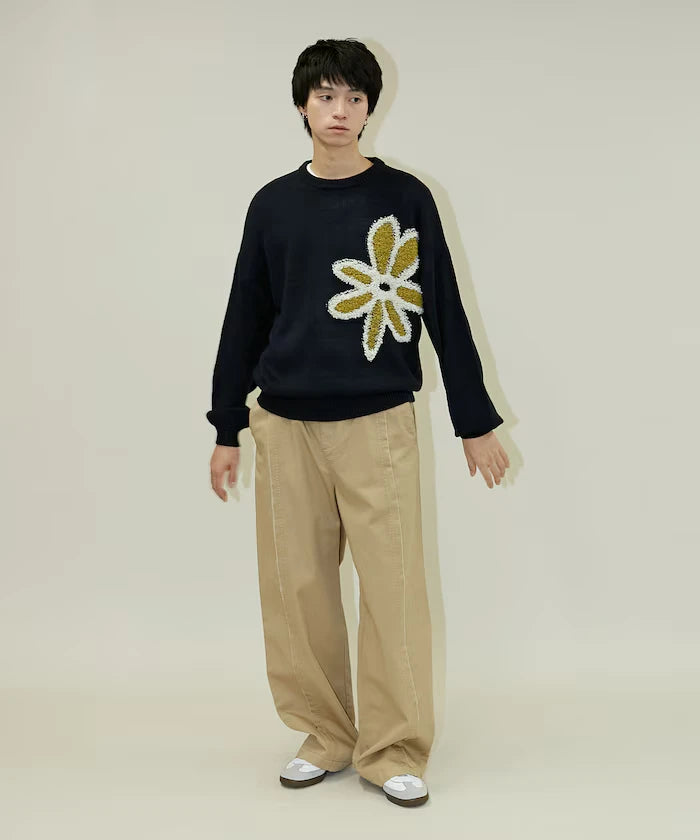Boucle Flower Pullover Knit [Limited Edition]