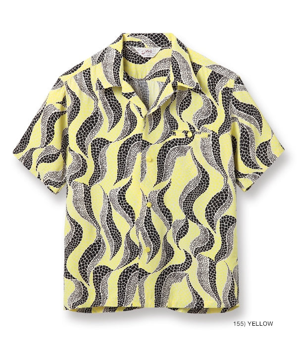 HIGH DENSITY RAYON OPEN SHIRT “ABSTRACT”