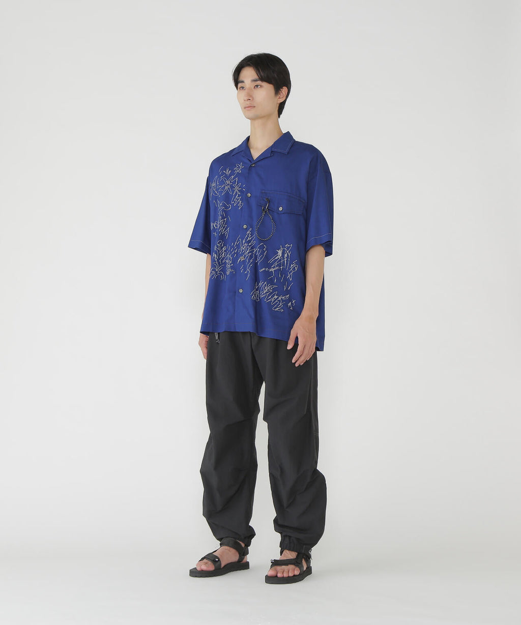 reflective embroidery shirt