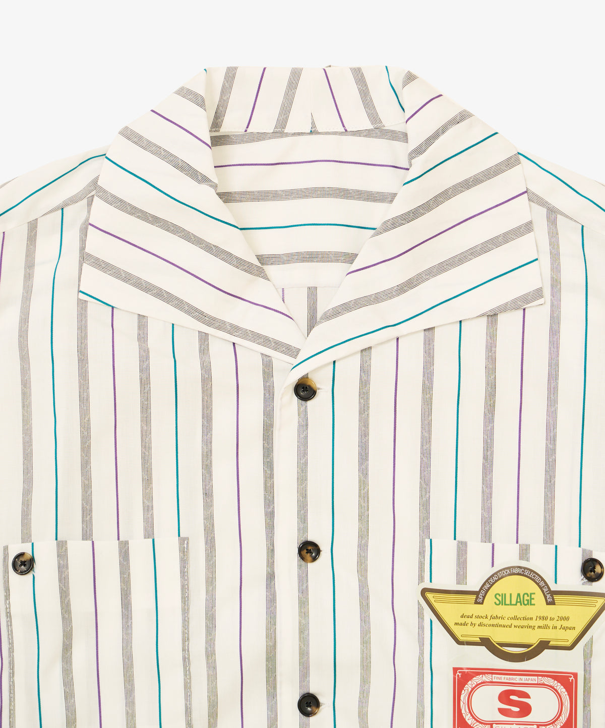 rib blouson deadstock white stripe