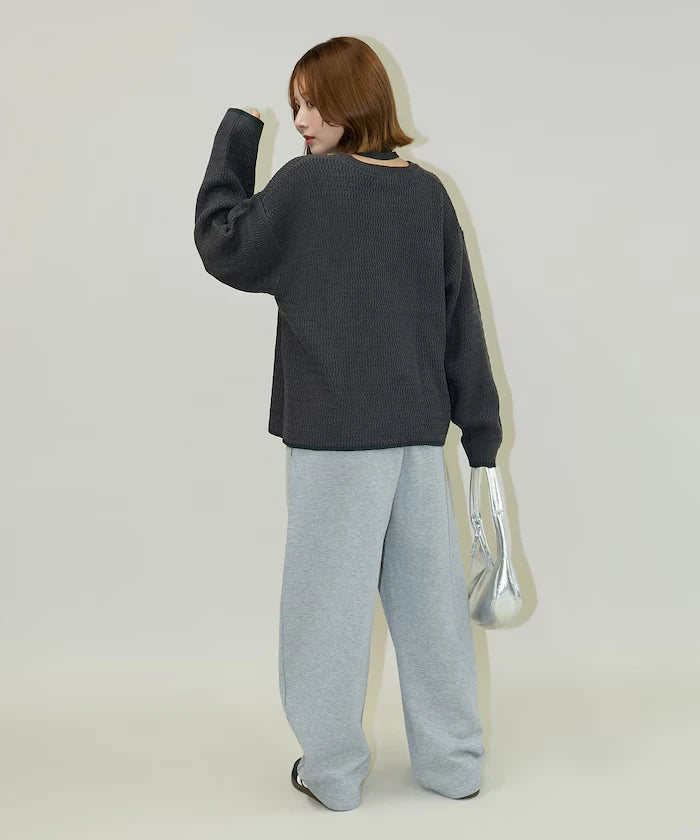 Brushed Back Sweat Curve Pants Limited Edition
