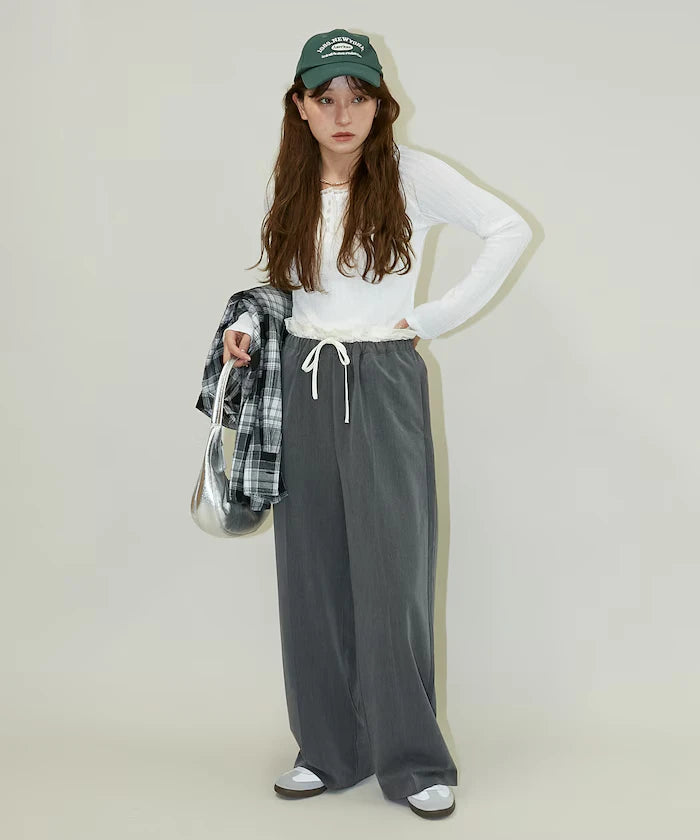 West Shearing Panel Easy Slacks Pants Limited Edition