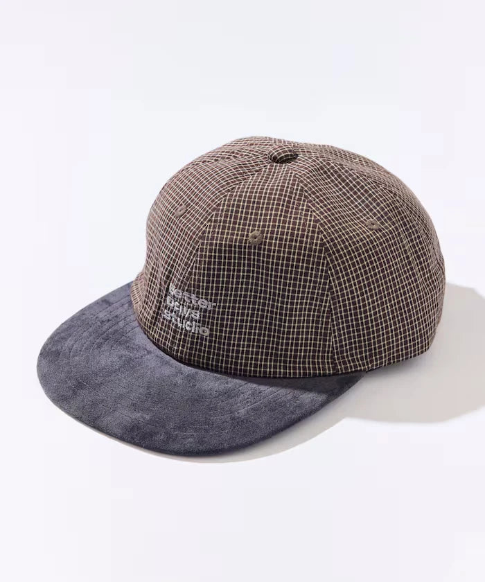 BetterDays Studio × FREAK'S STORE Two-Tone Flat Visor Check Cap