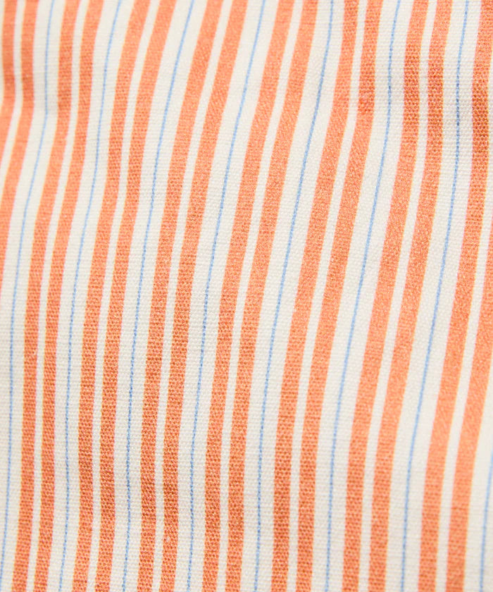 Stripe Print Canvas Market Bag