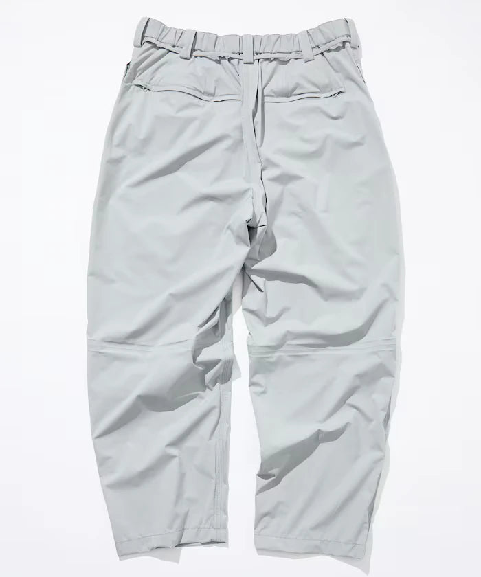 2.5Layer 1 tuck wide tapered shell pants