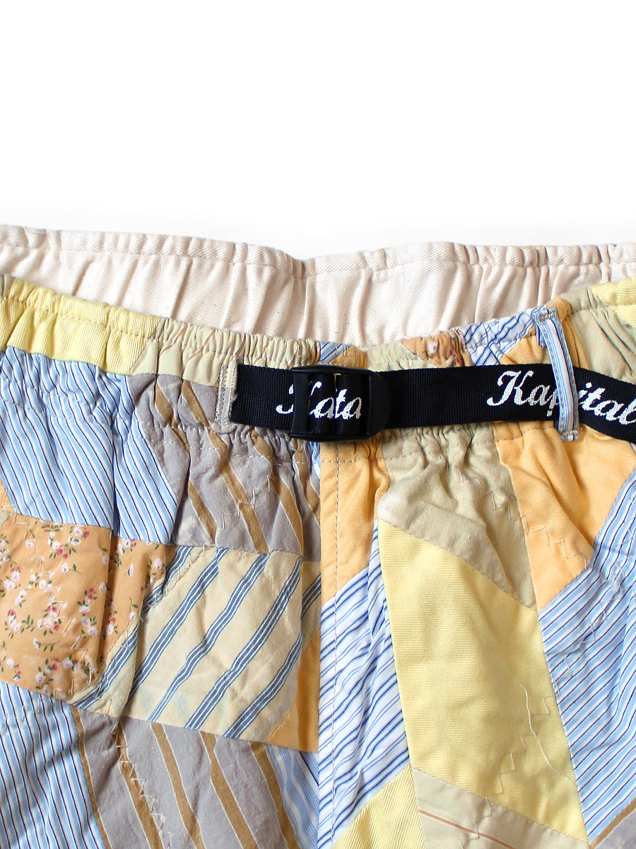 YABANE Quilt Patchwork Easy Short Pants