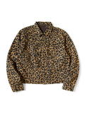 Twill Aging Wool Leopard Pattern 1ST JKT