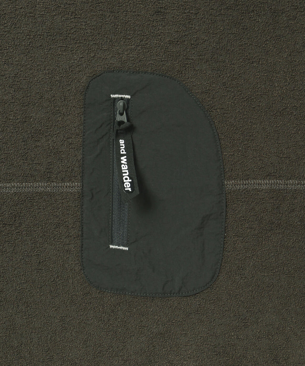 PE warm pile crew neck