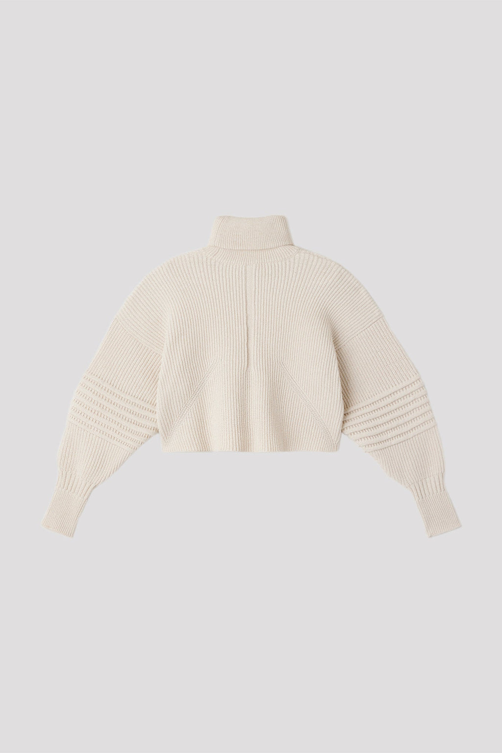 LOW GAUGE GLITTER HIGHNECK CROPPED PULLOVER