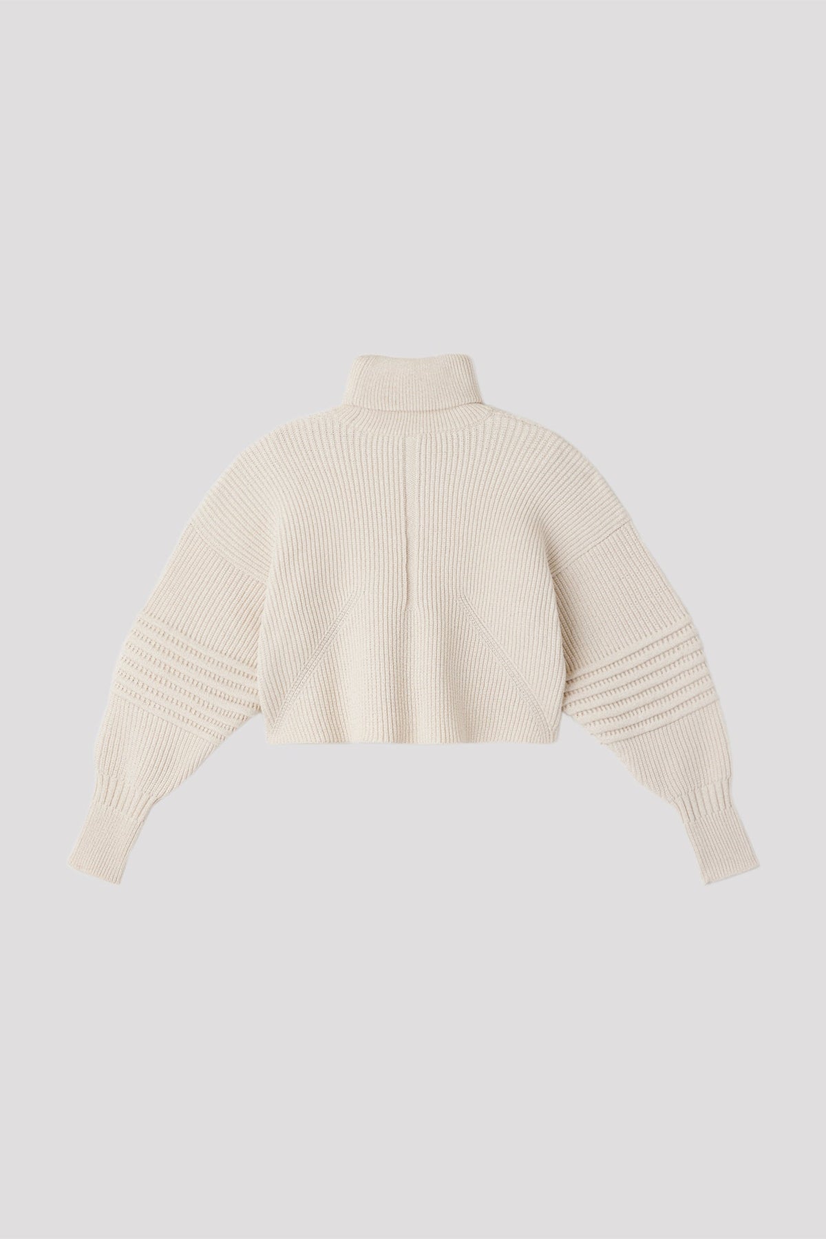 LOW GAUGE GLITTER HIGHNECK CROPPED PULLOVER