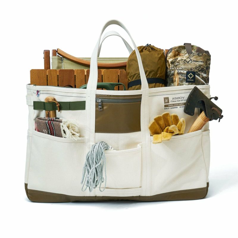 ALBERTON CANVAS TOTE sizeL/WINE