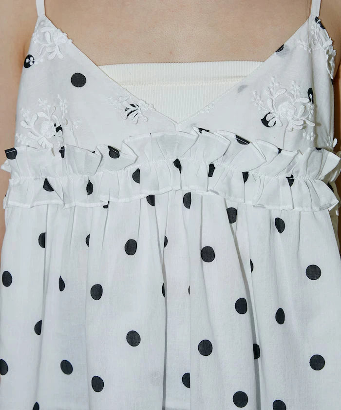 Floral Embroidery Detail Camisole Bustier Limited Edition