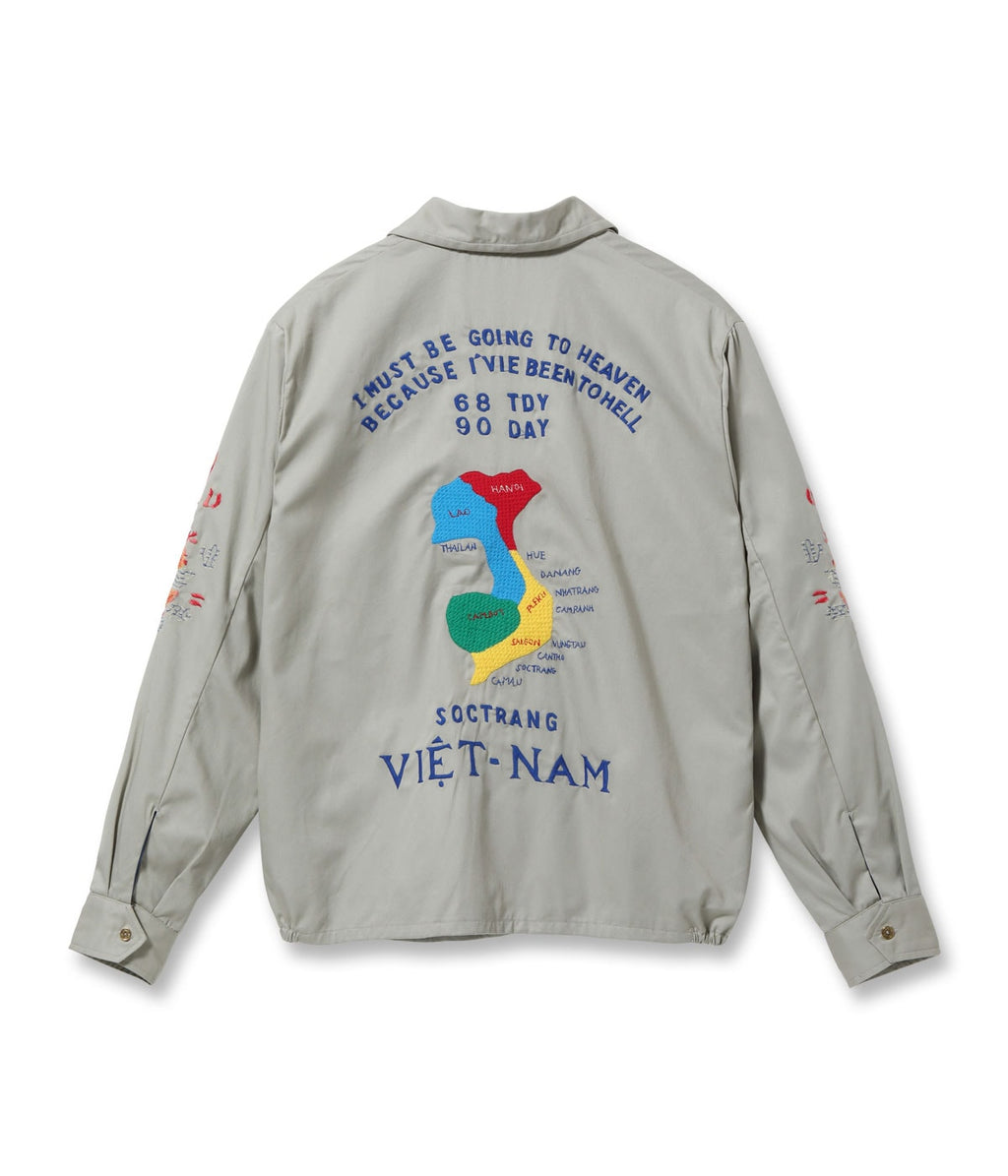 Late 1960s Style Cotton Vietnam Jacket “VIETNAM MAP”