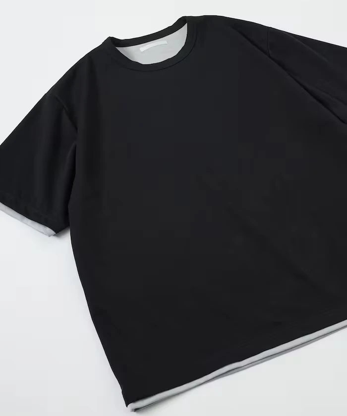 Relaxed Fit Reversible Cardboard Short Sleeve T-Shirt / Color Design