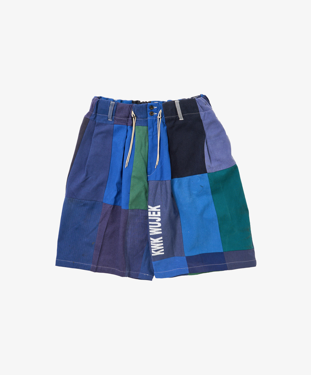 circular shorts bleu de travail six