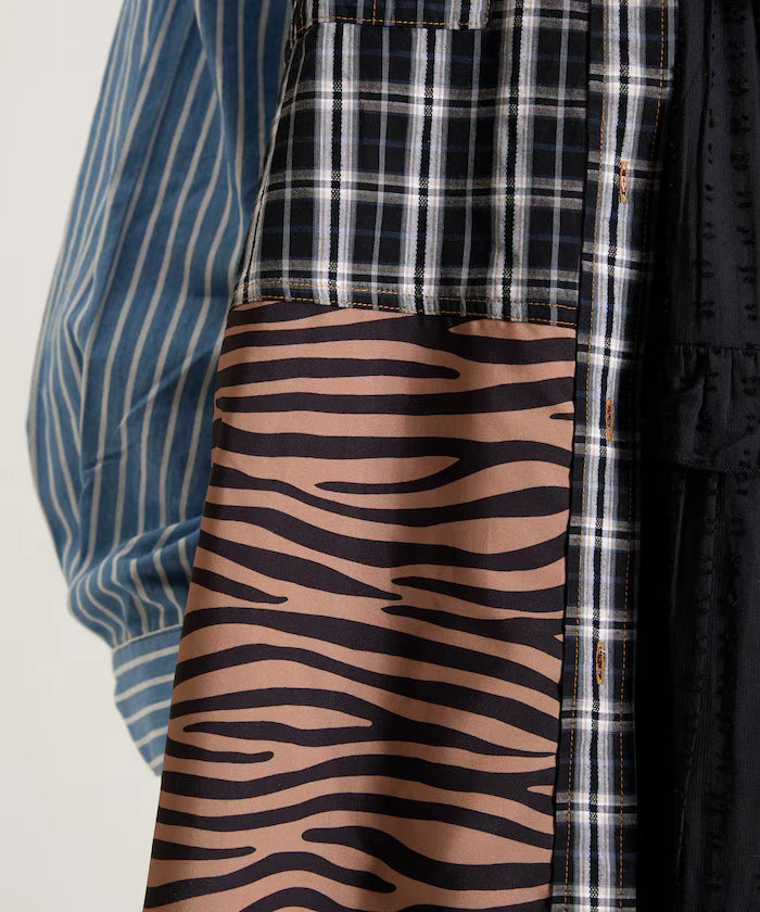 Patchwork Big Shirt