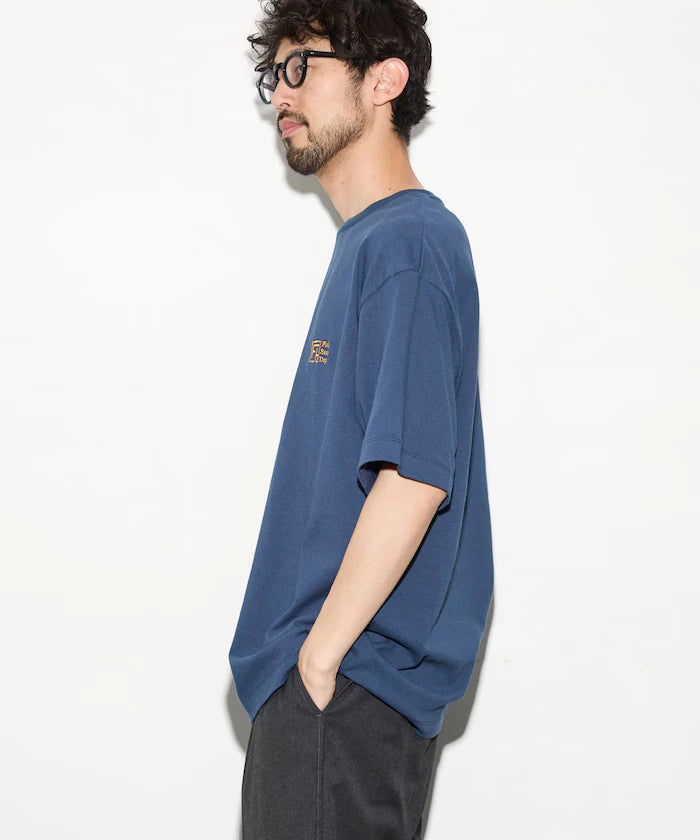 6 Ounce Front Logo Embroidered Crew Neck T-Shirt / One Point Design T-Shirt LEFT CHEST EMBROIDERY PSD