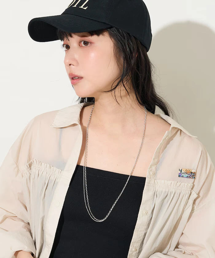 Long Double Chain Necklace