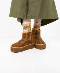 SNAKE LOOP Platform Boots