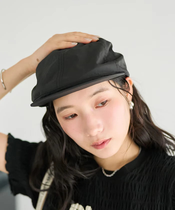 Nylon Newsboy Cap