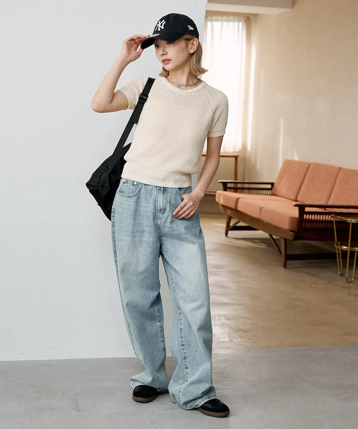 Compact Summer Knit with Purl Stitch - Limited Expansion