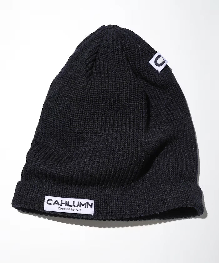 Cotton Linen Roll Knit Cap