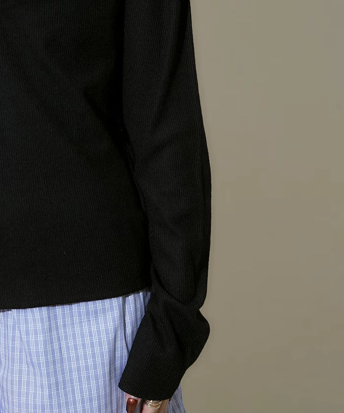 Henley Neck Lace Long Sleeve T Limited Edition