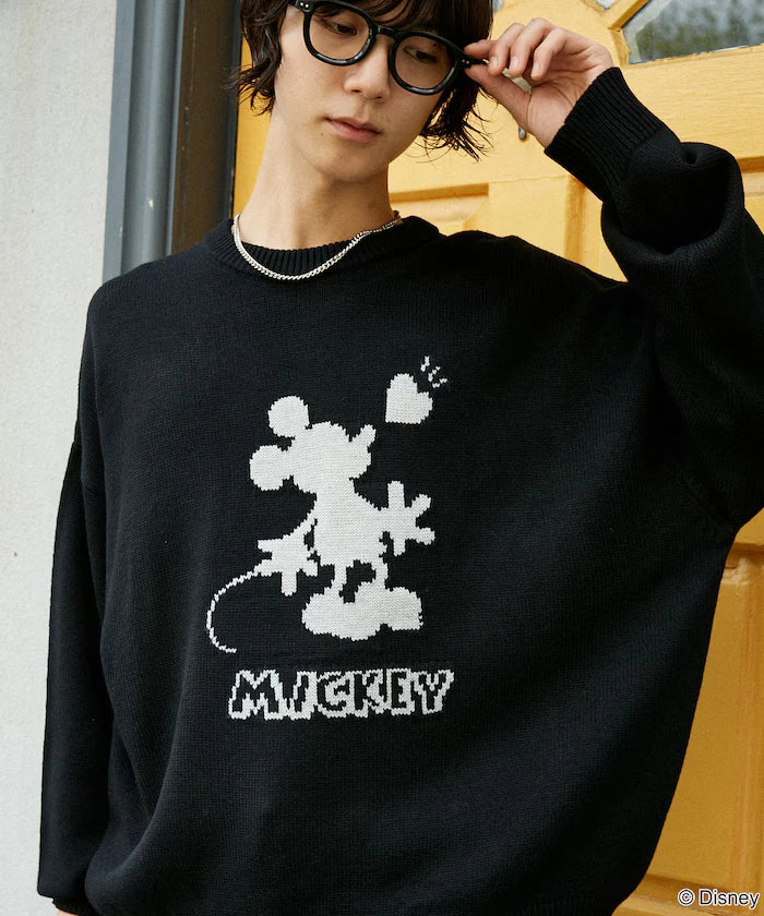 Limited Edition 'DISNEY MICKEY MOUSE' SHADOW KNIT