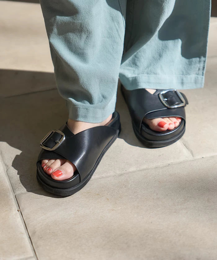 Buckle Flat Sandals