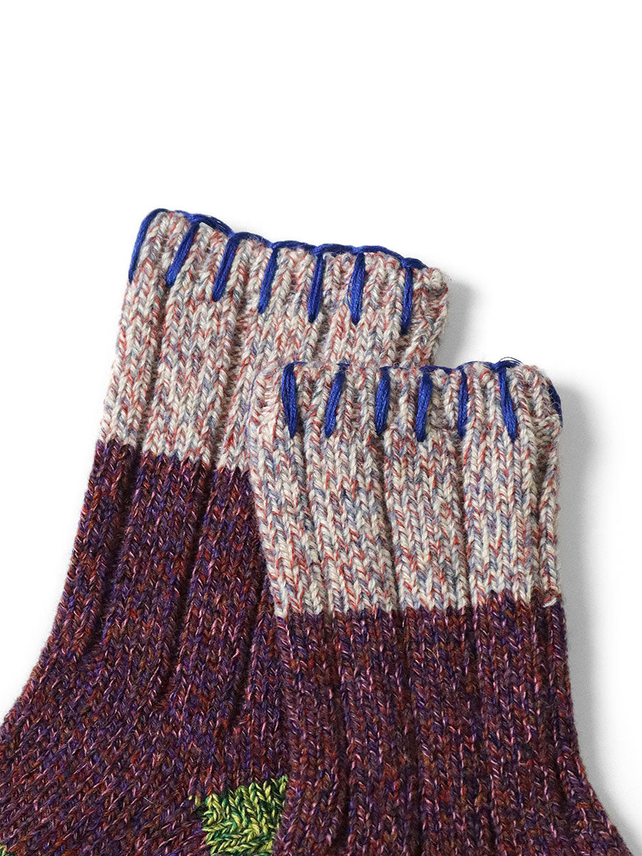 56 Pcs Wool Gogh Tweed HOBO Stitch Socks
