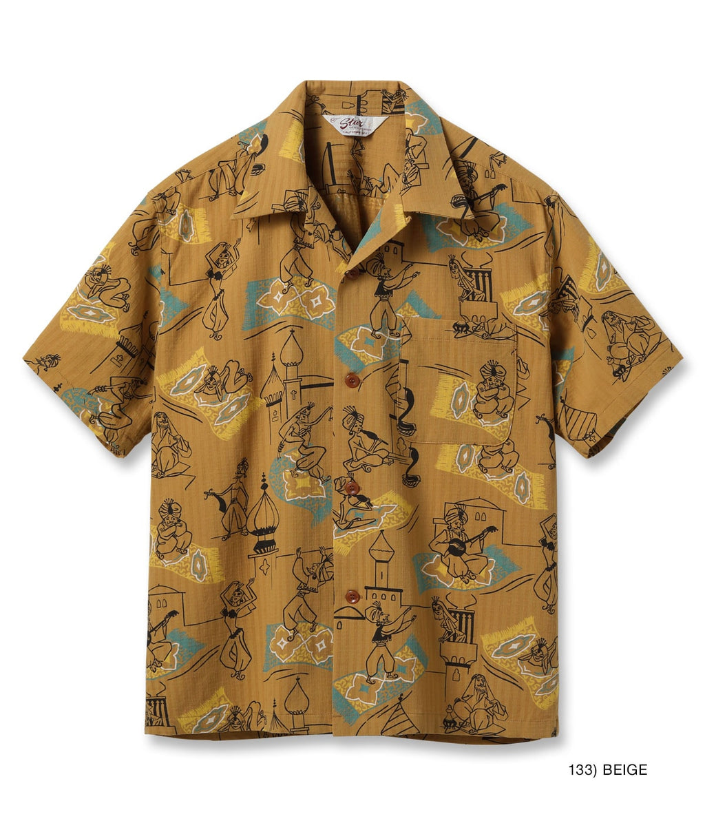 Dobby Cotton Open Shirt "Magic Carpet"