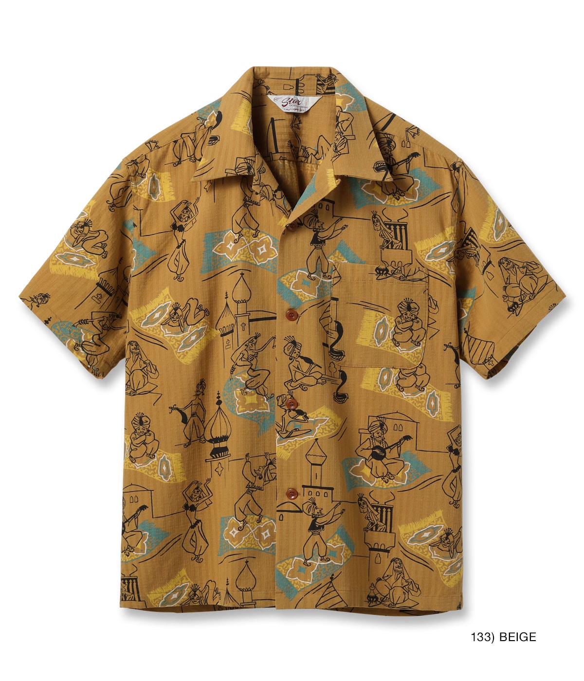 Dobby Cotton Open Shirt "Magic Carpet"