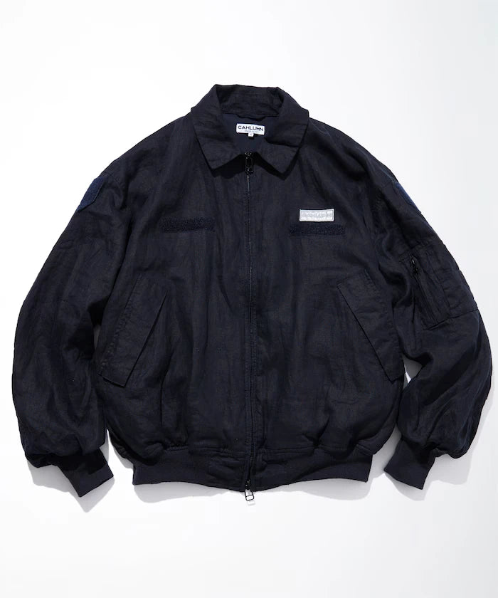 Linen Heli Crew Jacket