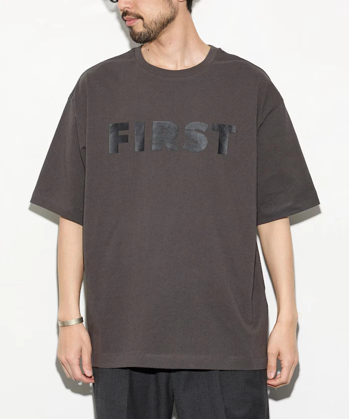 6 Ounce Front Logo Print Crew Neck T-Shirt / Print T-Shirt PR FIRST