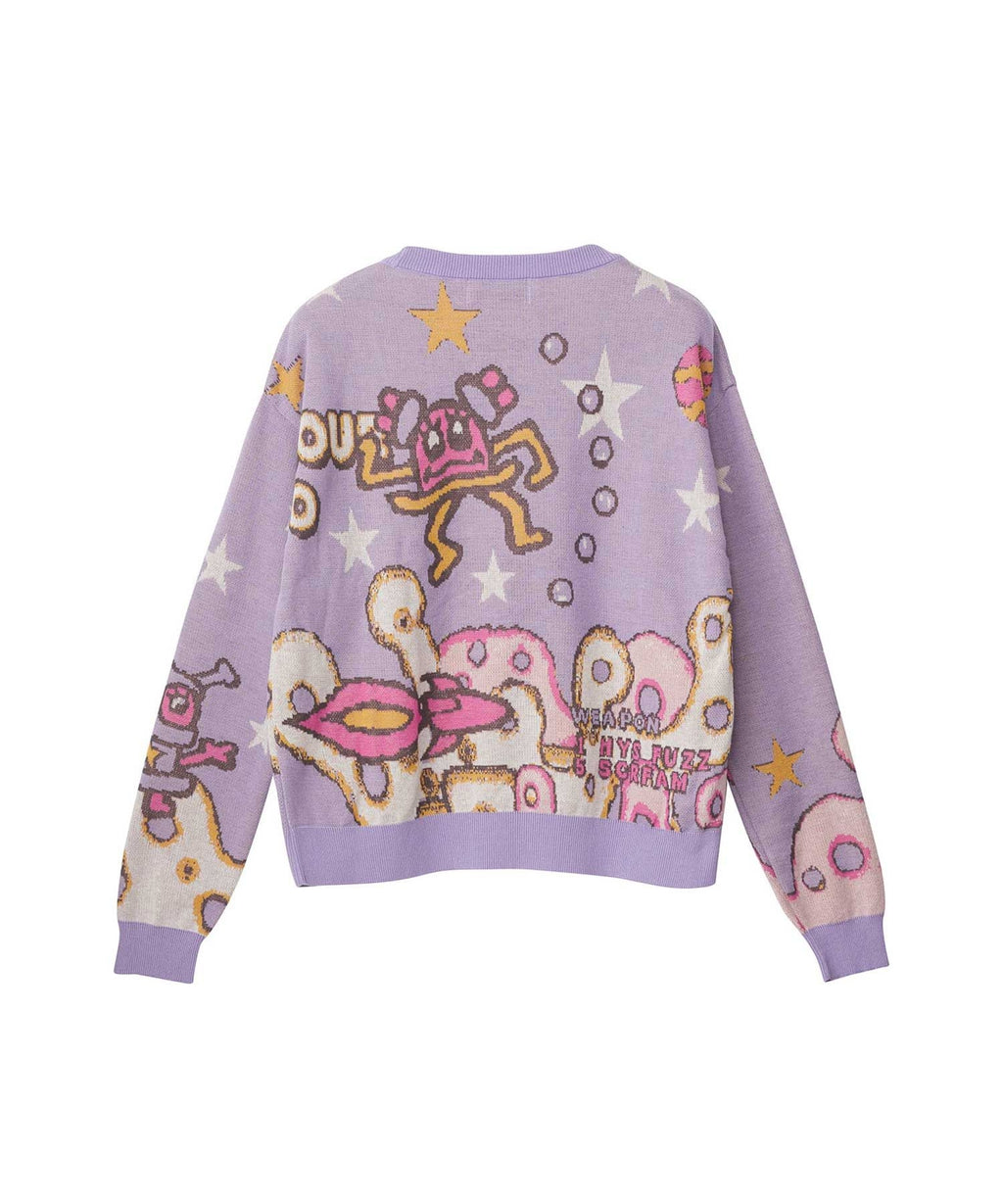 SPACE DISCO Jacquard Sweater