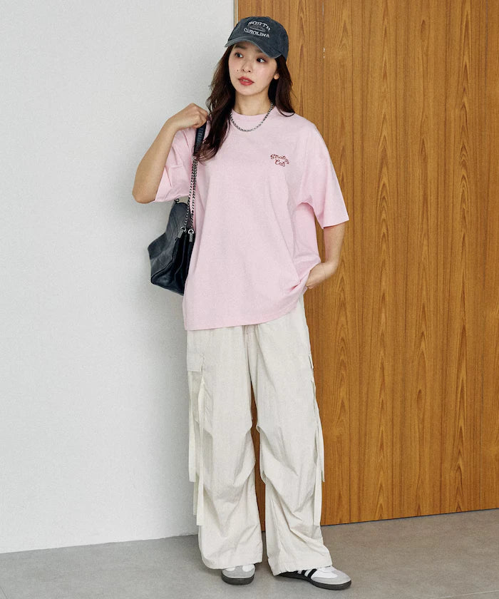 <Functional Material> STRATEGY Cat Print T-Shirt Limited Edition