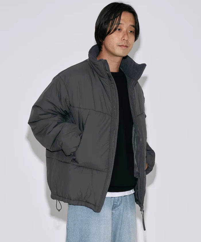 PRIMALOFT PUFF JACKET / Primaloft Stand Collar Puff Jacket / Insulated Blouson