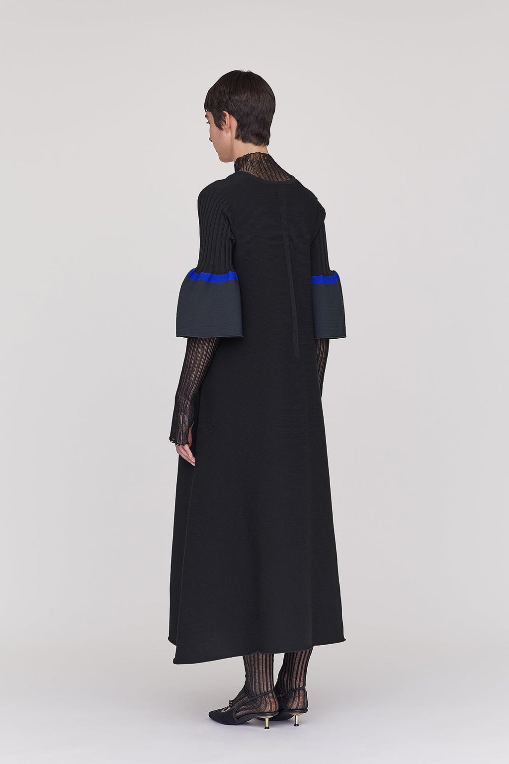 POTTERY SHORT BELL SLEEVE FLARE DRESS