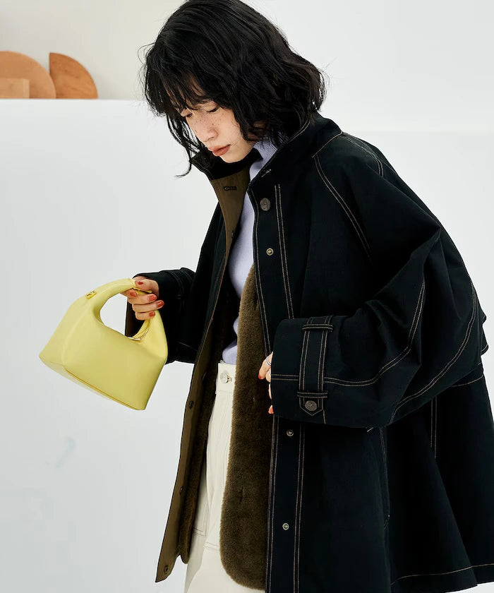 Multiway Boa Vest Coat